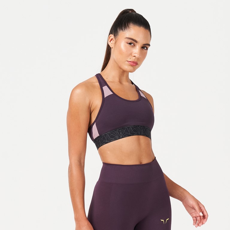 Lab360° TDry™ Sports Bra - Plum Perfect
